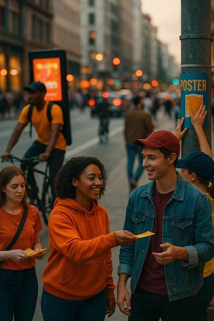 Les principaux formats et actions en street marketing