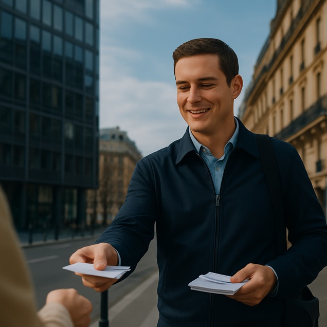 distribution prospectus à paris